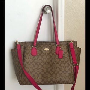 Coach baby diaper bag in good condition condition